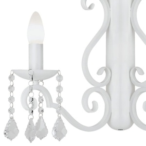 Aplica de perete design modern Diadema alb - Img 3