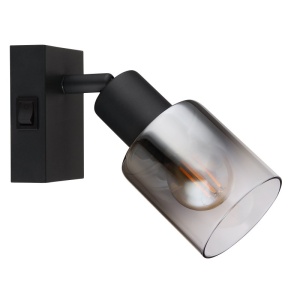 Aplica de perete design modern Hubertus negru 134898 universul-luminii.ro