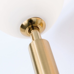 Aplica de perete design modern OPALDESIGN 2L dreapta, auriu mat - Img 5