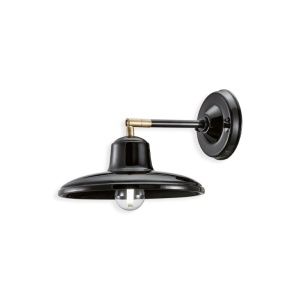 Aplica de perete design retro realizata manual din ceramica B-W