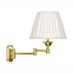 Aplica de perete din alama cu brat articulat Elegant