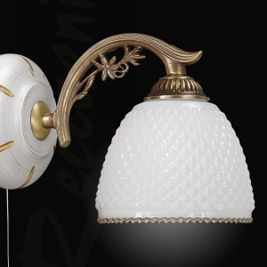 Aplica de perete din alama design italian 8606 107688 universul-luminii.ro