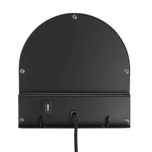 Aplica de perete, directionabila, port usb, design modern CODY negru 2112001003 NL 196768 universul-luminii.ro