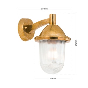Aplica de perete exterior din alama IP54 YORK - Img 4