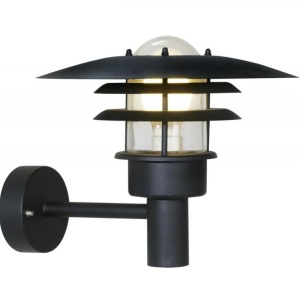 Aplica de perete exterior IP44 Lonstrup 32 negru 71411003NL