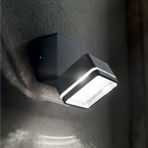 Aplica de perete exterior, IP54 OMEGA AP SQUARE ANTRACITE 4000K 101328 universul-luminii.ro