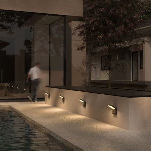 Aplica de perete exterior IP65 LED cu senzor de miscare Fiss - Img 4