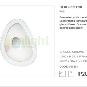 Aplica de perete GEKO PL2 D30 010861 - Img 2