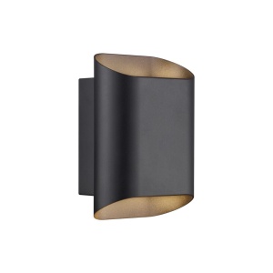 Aplica de perete iluminat exterior IP54 Nico 22 Round Maxi negru