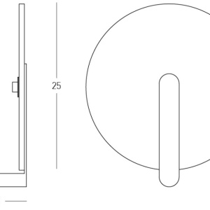 Aplica de perete LED, Ambientala, ALABASTER- BRASS, ZB-2552 169978 universul-luminii.ro