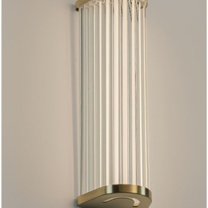 Aplica de perete LED baie IP44 VITREE aurie - Img 6