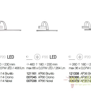Aplica de perete LED BOW AP114 CROMO 007021 - Img 4