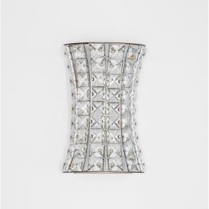 Aplica de perete LED crom, cristale sticla CELYSIA 628768 universul-luminii.ro