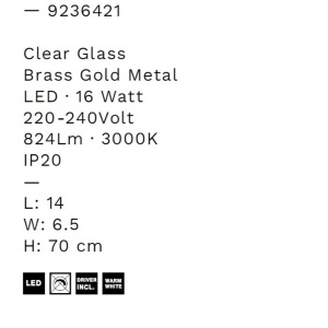Aplica de perete LED decorativa VETRIO - Img 7