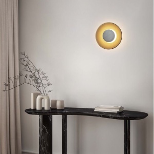 Aplica de perete LED design ambiental Esti maro inchis 226048 universul-luminii.ro