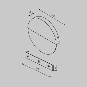 Aplica de perete LED design decorativ ambiental Jupiter 227608 universul-luminii.ro