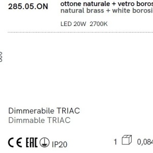 Aplica de perete LED design LUX, fabricata manual TYPHA - Img 2