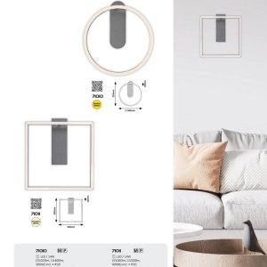 Aplica de perete LED design minimalist Tumnus - Img 7