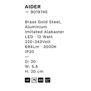 Aplica de perete LED design modern AIDER - Img 2