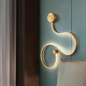 Aplica de perete LED design modern decorativ Grafos auriu SV-227131 - Img 1