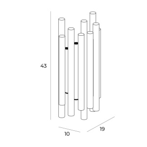 Aplica de perete LED dimabila design Premium Class Quality ORGANIC - Img 2