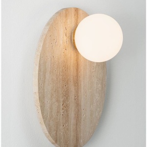 Aplica de perete LED din travertin decorativa OVEE - Img 8