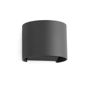 Aplica de perete LED exterior IP54 stil decorativ SUNSET neagra 70687