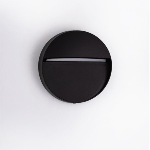 Aplica de perete LED iluminat ambiental exterior NECTAR negru 233318 universul-luminii.ro