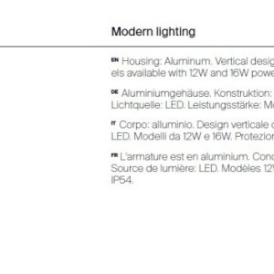 Aplica de perete LED iluminat exterior IP54 Rounge 241878 universul-luminii.ro