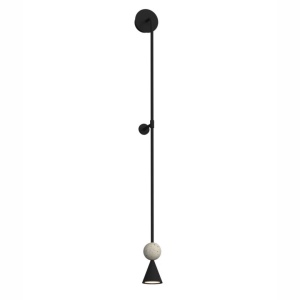 Aplica de perete LED modern Art Deco Bingo travertin