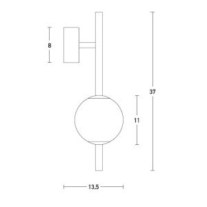 Aplica de perete LED moderna design deosebit Colleen - Img 2