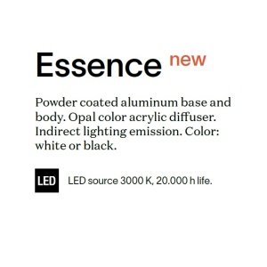 Aplica de perete LED moderna design liniar ESSENCE AP 20W BIANCO - Img 2