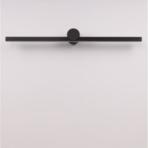 Aplica de perete LED pentru oglinda baie IP54 BREGGO negru, 81cm