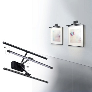 Aplica de perete LED pentru tablou cu brat directionabil DaVinci 48 negru 95278 universul-luminii.ro
