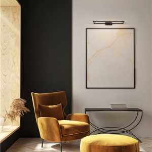 Aplica de perete LED stil minimalist OLAS negru - Img 2