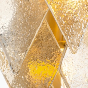 Aplica de perete LUX, Sticla Realizata Manual, Rhombus 244288 universul-luminii.ro