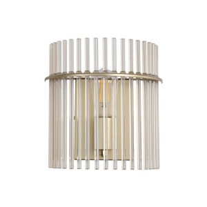Aplica de perete metal auriu, tije din sticla Swizzle 621928 universul-luminii.ro