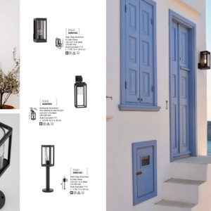 Aplica de perete pentru iluminat exterior IP65 OMIKA 205898 universul-luminii.ro