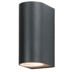 Aplica de perete pentru iluminat exterior, up/down, IP54 Hugo grafit