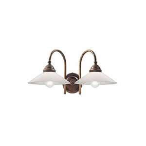 Aplica de perete rustica cu 2 brate, fabricata manual Tabia 212.20.OV