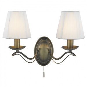 Aplica de perete stil clasic Andretti alama antic 9822-2AB SRT - Img 1