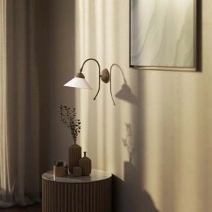 Aplica de perete stil clasic italian din alama Fiordo - Img 4