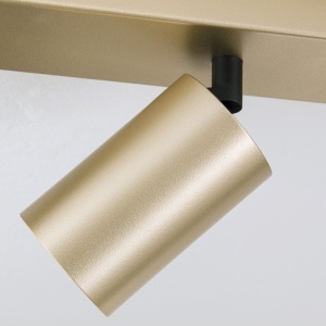 Aplica de perete/tavan cu Spoturi stil minimalist modern SEAN 6L auriu 215538 universul-luminii.ro