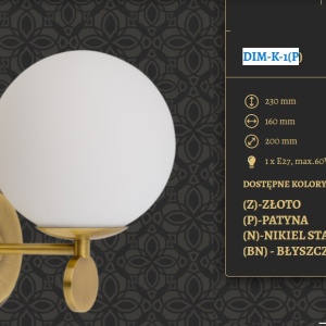 Aplica design clasic realizata manual DIMARO - Img 2
