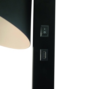 Aplica Design Scandinav Minimalist, Wilmer negru 244188 universul-luminii.ro