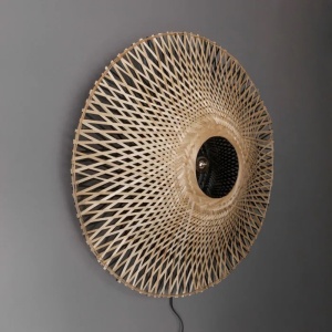Aplica din bambus KALIMANTAN Extra Small, 44cm 191068 universul-luminii.ro