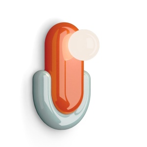 Aplica din ceramica design italian realizata manual Eclair - Img 3
