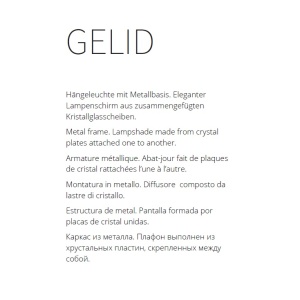 Aplica eleganta, design deosebit Gelid MYMOD184-WL-01-CH 179918 universul-luminii.ro
