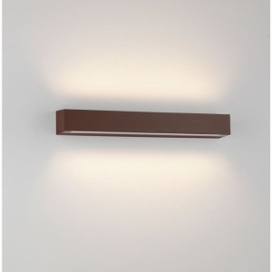 Aplica exterior corten liniara 50cm IP65 LED CCT PRISMATIC - Img 2