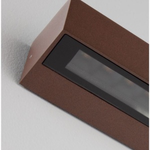 Aplica exterior corten liniara 50cm IP65 LED CCT PRISMATIC - Img 8